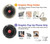 W3952 Turntable Vinyl Record Player Graphic Hard Case and Leather Flip Case For Motorola Moto E20,E30,E40