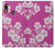 W3924 Cherry Blossom Pink Background Hard Case and Leather Flip Case For Motorola Moto E6 Plus, Moto E6s