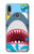 W3947 Shark Helicopter Cartoon Hard Case and Leather Flip Case For Motorola Moto E6 Plus, Moto E6s