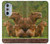 W3917 Capybara Family Giant Guinea Pig Hard Case and Leather Flip Case For Motorola Edge 30 Pro