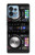 W3931 DJ Mixer Graphic Paint Hard Case and Leather Flip Case For Motorola Edge+ (2023), X40, X40 Pro, Edge 40 Pro