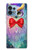 W3934 Fantasy Nerd Owl Hard Case and Leather Flip Case For Motorola Edge+ (2023), X40, X40 Pro, Edge 40 Pro