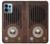 W3935 FM AM Radio Tuner Graphic Hard Case and Leather Flip Case For Motorola Edge+ (2023), X40, X40 Pro, Edge 40 Pro