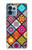 W3943 Maldalas Pattern Hard Case and Leather Flip Case For Motorola Edge+ (2023), X40, X40 Pro, Edge 40 Pro