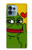 W3945 Pepe Love Middle Finger Hard Case and Leather Flip Case For Motorola Edge+ (2023), X40, X40 Pro, Edge 40 Pro