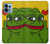 W3945 Pepe Love Middle Finger Hard Case and Leather Flip Case For Motorola Edge+ (2023), X40, X40 Pro, Edge 40 Pro