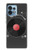 W3952 Turntable Vinyl Record Player Graphic Hard Case and Leather Flip Case For Motorola Edge+ (2023), X40, X40 Pro, Edge 40 Pro