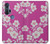 W3924 Cherry Blossom Pink Background Hard Case and Leather Flip Case For Motorola Edge+