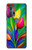 W3926 Colorful Tulip Oil Painting Hard Case and Leather Flip Case For Motorola Edge+