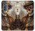 W3949 Steampunk Skull Smoking Hard Case and Leather Flip Case For Motorola Edge (2022)