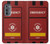 W3957 Emergency Medical Service Hard Case and Leather Flip Case For Motorola Edge (2022)