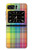 W3942 LGBTQ Rainbow Plaid Tartan Hard Case For Motorola Moto Razr 2022