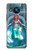 W3911 Cute Little Mermaid Aqua Spa Hard Case and Leather Flip Case For Nokia 8.3 5G