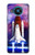 W3913 Colorful Nebula Space Shuttle Hard Case and Leather Flip Case For Nokia 8.3 5G