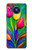 W3926 Colorful Tulip Oil Painting Hard Case and Leather Flip Case For Nokia 8.3 5G