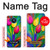 W3926 Colorful Tulip Oil Painting Hard Case and Leather Flip Case For Nokia 8.3 5G
