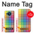 W3942 LGBTQ Rainbow Plaid Tartan Hard Case and Leather Flip Case For Nokia 8.3 5G