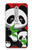 W3929 Cute Panda Eating Bamboo Hard Case and Leather Flip Case For Nokia 6.1, Nokia 6 2018