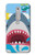 W3947 Shark Helicopter Cartoon Hard Case and Leather Flip Case For Nokia 6.1, Nokia 6 2018