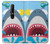 W3947 Shark Helicopter Cartoon Hard Case and Leather Flip Case For Nokia 6.1, Nokia 6 2018