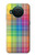 W3942 LGBTQ Rainbow Plaid Tartan Hard Case and Leather Flip Case For Nokia X10