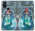 W3911 Cute Little Mermaid Aqua Spa Hard Case and Leather Flip Case For OnePlus Nord N100