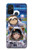 W3915 Raccoon Girl Baby Sloth Astronaut Suit Hard Case and Leather Flip Case For OnePlus Nord N100