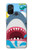 W3947 Shark Helicopter Cartoon Hard Case and Leather Flip Case For OnePlus Nord N100