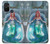 W3911 Cute Little Mermaid Aqua Spa Hard Case and Leather Flip Case For OnePlus Nord N10 5G