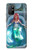 W3911 Cute Little Mermaid Aqua Spa Hard Case and Leather Flip Case For OnePlus 8T
