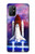 W3913 Colorful Nebula Space Shuttle Hard Case and Leather Flip Case For OnePlus 8T