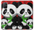 W3929 Cute Panda Eating Bamboo Hard Case and Leather Flip Case For OnePlus 8T