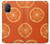 W3946 Seamless Orange Pattern Hard Case and Leather Flip Case For OnePlus 8T