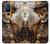 W3949 Steampunk Skull Smoking Hard Case and Leather Flip Case For OnePlus 8T