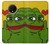 W3945 Pepe Love Middle Finger Hard Case and Leather Flip Case For OnePlus 7T