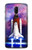 W3913 Colorful Nebula Space Shuttle Hard Case and Leather Flip Case For OnePlus 6