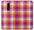 W3941 LGBT Lesbian Pride Flag Plaid Hard Case and Leather Flip Case For OnePlus 6