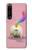 W3923 Cat Bottom Rainbow Tail Hard Case and Leather Flip Case For Sony Xperia 1 IV