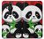 W3929 Cute Panda Eating Bamboo Hard Case and Leather Flip Case For Sony Xperia Pro-I
