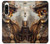W3949 Steampunk Skull Smoking Hard Case and Leather Flip Case For Sony Xperia 5 IV