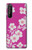 W3924 Cherry Blossom Pink Background Hard Case and Leather Flip Case For Sony Xperia 1 II