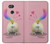 W3923 Cat Bottom Rainbow Tail Hard Case and Leather Flip Case For Sony Xperia XA2