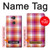 W3941 LGBT Lesbian Pride Flag Plaid Hard Case and Leather Flip Case For Sony Xperia XA2