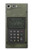 W3959 Military Radio Graphic Print Hard Case and Leather Flip Case For Sony Xperia XZ Premium