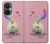 W3923 Cat Bottom Rainbow Tail Hard Case and Leather Flip Case For OnePlus Nord CE 3 Lite, Nord N30 5G