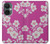 W3924 Cherry Blossom Pink Background Hard Case and Leather Flip Case For OnePlus Nord CE 3 Lite, Nord N30 5G