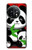 W3929 Cute Panda Eating Bamboo Hard Case and Leather Flip Case For OnePlus 11