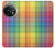 W3942 LGBTQ Rainbow Plaid Tartan Hard Case and Leather Flip Case For OnePlus 11