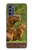 W3917 Capybara Family Giant Guinea Pig Hard Case and Leather Flip Case For Motorola Moto G62 5G