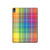 W3942 LGBTQ Rainbow Plaid Tartan Tablet Hard Case For iPad Air (2022,2020, 4th, 5th), iPad Pro 11 (2022, 6th)